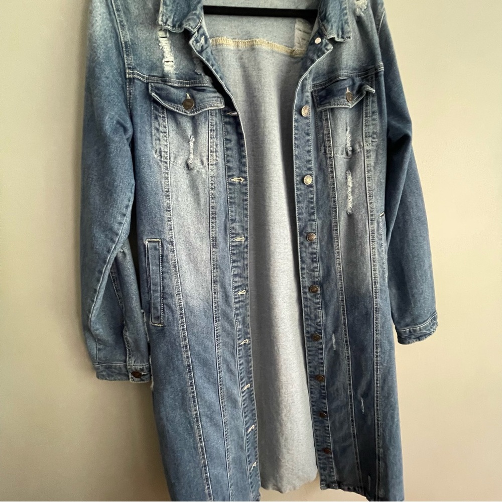 Cardigan, Jean jacket - Picture 2 of 13